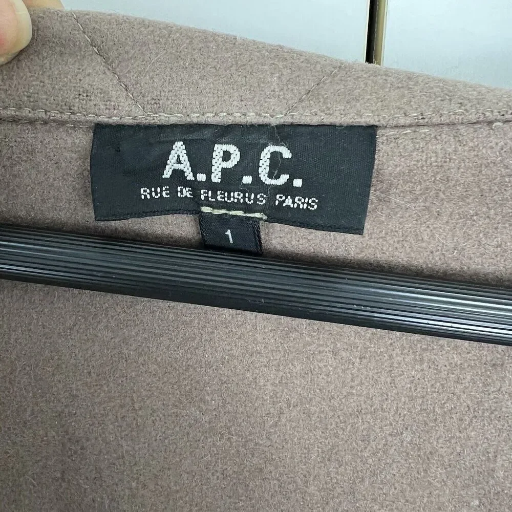 A.P.C. Brown Military Field Jacket - Picture 9 of 14